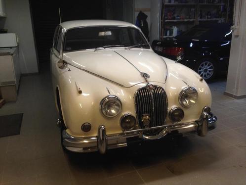 Jaguar MK2 1961, Autos, Jaguar, Particulier, Autres modèles, Essence, 4 portes, Boîte manuelle, Blanc, Autres couleurs, Cuir et Tissu