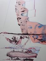 POL MARA / POP ART / KLEURZEEFDRUK / 78x56cm / SIG / 1973, Antiek en Kunst, Kunst | Litho's en Zeefdrukken, Ophalen of Verzenden