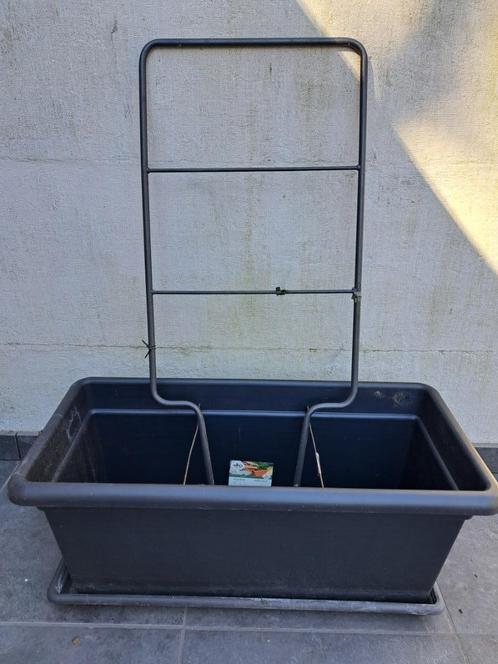 3 grote planten bakken, Tuin en Terras, Bloembakken en Plantenbakken, Gebruikt, Kunststof, Balkon, Tuin, 30 tot 60 cm, 60 tot 100 cm