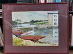 Jeanne Galais - Larmor Plage (Bretagne) - Pastel, Antiek en Kunst, Ophalen of Verzenden