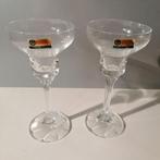 2 Kaarsenhouders)-kristal bohemia, Antiek en Kunst, Ophalen