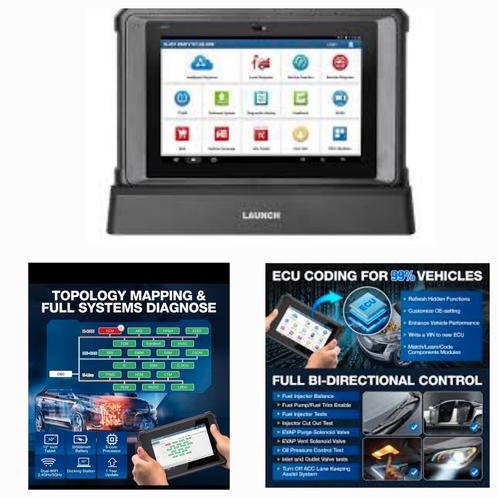 Launch X431 PAD V Elite Programmeren Ecu Coderen j2534 Doip, Auto diversen, Autogereedschap, Nieuw, Verzenden