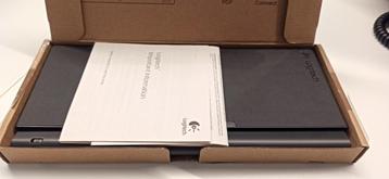 Logitech Bluetooth Tablet Keyboard + stand (nieuw), Enlèvement ou Envoi, Azerty, Neuf