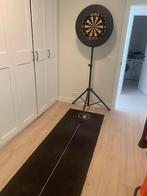 Dartsbord (staander + bord + mat), Ophalen, Zo goed als nieuw, Dartbord