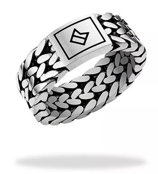 RING CAPTAIN ALPHA SIERRA MET 75%KORTING! 💯%NIEUW!, Handtassen en Accessoires, Ringen, Nieuw, Heer, 19 tot 20, Zilver, Ophalen of Verzenden