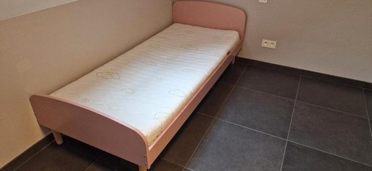 Flexa kinderbed, Kinderen en Baby's, Kinderkamer | Bedden, Gebruikt, 180 cm of meer, 85 tot 100 cm, Lattenbodem, Matras, Ophalen