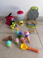 Speelgoed keukenapparaten (wafelijzer, koffiemachine met cup, Comme neuf, Jouer à la cuisine, Enlèvement