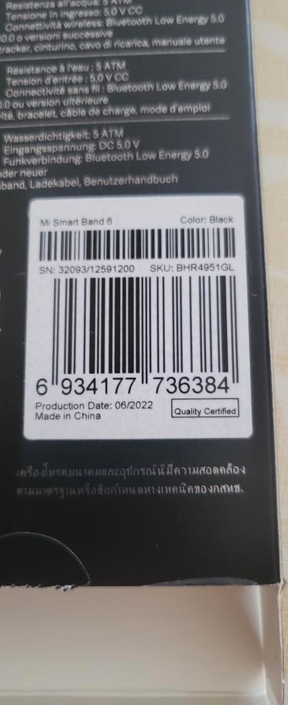 Xiaomi Mi Smart Band 6, Télécoms, Téléphonie mobile | Batteries, Enlèvement