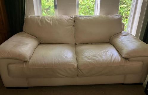 Natuzzi (italsofa) 2,5 +3 zit  ( top-grain rundleer), Huis en Inrichting, Zetels | Zetels, Zo goed als nieuw, Ophalen