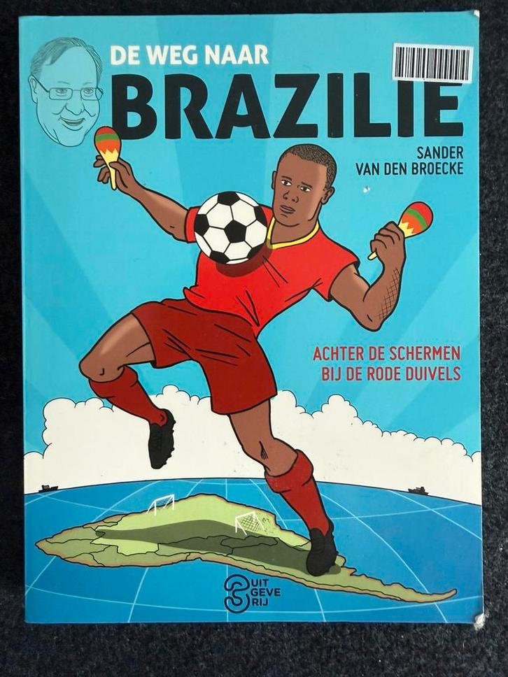 Sander Van den Broecke - De weg naar Brazilie, Boeken, Sportboeken, Zo goed als nieuw, Balsport, Ophalen of Verzenden