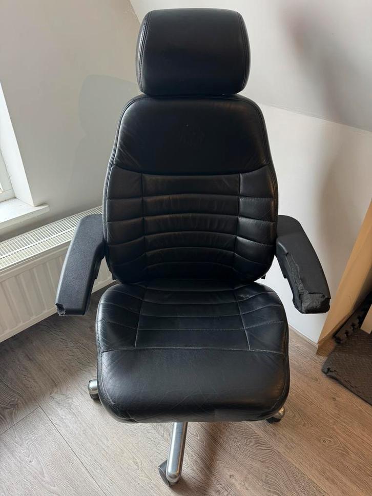 2x Iron Horse 24-uurs bureaustoelen (1 of 2 te koop), Huis en Inrichting, Bureaustoelen, Gebruikt, Bureaustoel, Zwart, Ergonomisch