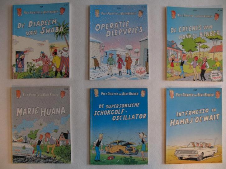 Piet Pienter en Bert Bibber, gekleurde versie De Vlijt, Livres, BD, Comme neuf, Plusieurs BD, Enlèvement ou Envoi