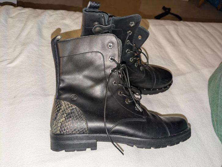 rondinella lederen laarsjes "Wednesday"-achtig, Vêtements | Femmes, Chaussures, Comme neuf, Boots et Botinnes, Noir, Enlèvement ou Envoi