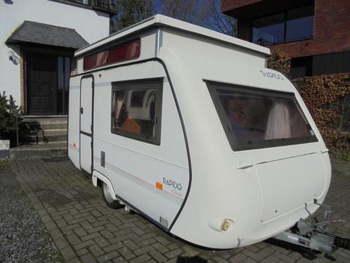 Rapido Club 32, 3 pp/vast bed+tafel,voortent,MOVER,MTM=750kg, Caravans en Kamperen, Caravans, Particulier, tot en met 3, Kleine zit
