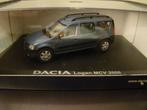 1/43 Dacia Logan MCV blauw - 2006, Ophalen of Verzenden, Nieuw, Auto