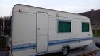 Adria caravan Unica 502 - 5p - met Dorema voortent, Caravanes & Camping, Caravanes, Adria, Auvent, 1000 - 1250 kg, Particulier