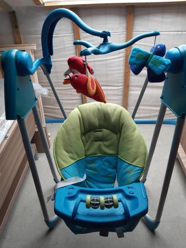 Babyschommel Graco, Kinderen en Baby's, Wipstoeltjes, Gebruikt, Schommelstoel, Met gordel(s) of riempje(s), Ophalen