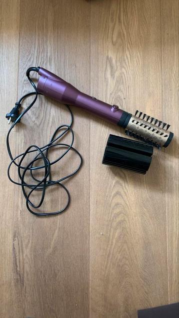 Roterende haardroger brushing, Enlèvement ou Envoi, Comme neuf, Sèche-cheveux