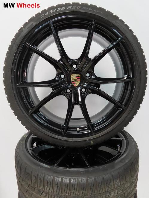 Porsche 20 inch 911 991.2 MKII 4 en 4S velgen winterbanden, Auto-onderdelen, Banden en Velgen, Banden en Velgen, Winterbanden