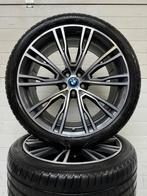 21’’ BMW X3 X4 G01 G02 IX3 VELGEN ZOMERBANDEN ORIG TPMS 726i, Gebruikt, 255 mm, Banden en Velgen, Personenwagen