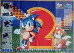 Sonic 2 promo poster, Rechthoekig Liggend, Ophalen of Verzenden, A1 t/m A3, Zo goed als nieuw