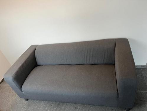 Ikea Klippan 2-zitsbank Vissle grijs, Huis en Inrichting, Zetels | Zetels, Gebruikt, Rechte bank, Tweepersoons, 150 tot 200 cm