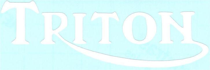 Triton sticker #2, Motoren, Accessoires | Stickers, Verzenden