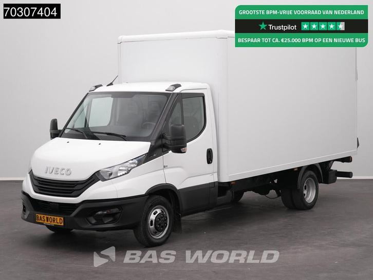 Iveco Daily 35C16 Laadklep Dubbellucht 160PK Bakwagen Airco, Auto's, Bestelwagens en Lichte vracht, Bedrijf, Te koop, Airconditioning
