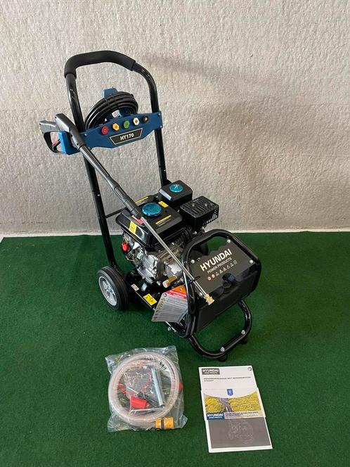 Nieuwe Hyundai 57530ff benzine hogedrukreiniger, Tuin en Terras, Hogedrukreinigers, Nieuw, Benzine, Met regelbare waterdruk, Met autostop en -start