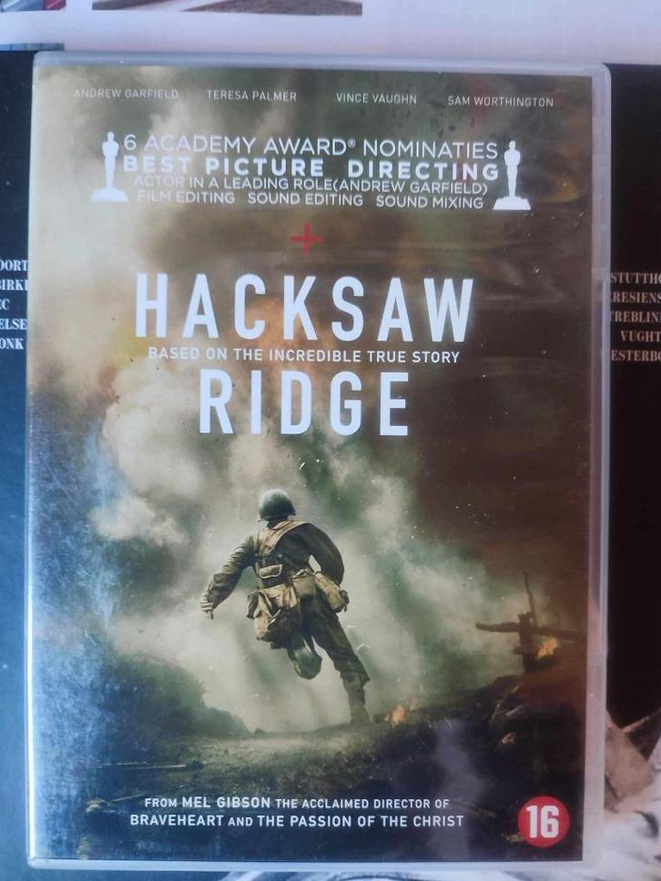 dvd hacksaw ridge, Cd's en Dvd's, Dvd's | Actie, Zo goed als nieuw, Oorlog, Ophalen of Verzenden