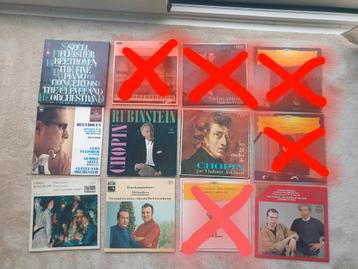 Piano Fleisher, Horowitz, Rubinstein, Weissenberg, Askenazi, beschikbaar voor biedingen