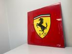 Ferrari reclamebord metaal, Verzamelen, Reclamebord, Gebruikt, Ophalen of Verzenden