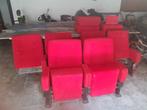 Cinema stoelen 6st, Huis en Inrichting, Stoelen, Ophalen of Verzenden, Rood, Stof, Vijf, Zes of meer stoelen