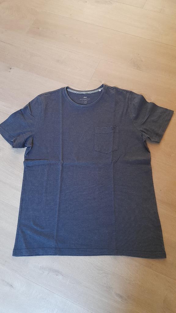 Blauw-grijze jongens- / heren t-shirt (Large), Kleding | Heren, T-shirts, Gedragen, Maat 52/54 (L), Blauw, Ophalen of Verzenden
