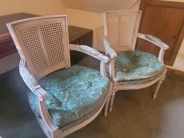 2 Louis XV vintage stoelen