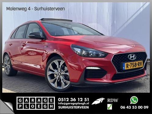 Hyundai i30 1.4 T-GDI N-Line Automaat Pano Nav/Cam Stoel/Stu, Auto's, Hyundai, Bedrijf, i30, ABS, Adaptieve lichten, Airbags, Alarm