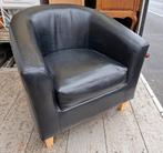 Fauteuil cabriolet noir baignoire édition., Maison & Meubles, Fauteuils, Enlèvement, Utilisé