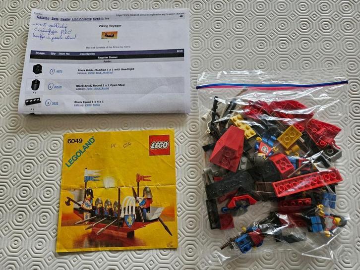 LEGO Castle Kasteel Lion Knights 6049 Viking Voyager, Kinderen en Baby's, Speelgoed | Duplo en Lego, Zo goed als nieuw, Lego, Complete set