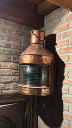 Antieke koperen scheepslamp Glasgow (W.Harvie &Co), Antiek en Kunst, Antiek | Verlichting, Ophalen