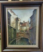 schilderij : de sluizen van Brugge (Willems), Antiek en Kunst, Ophalen of Verzenden