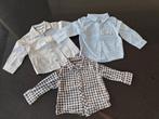 3 hemdjes maat 74, Kinderen en Baby's, Babykleding | Maat 74, Ophalen, Gebruikt