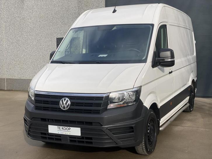 Volkswagen Crafter L3h3-140pk-AC-camera-trekhaak-27990€+BTW, Auto's, Bestelwagens en Lichte vracht, Bedrijf, Airconditioning, Android Auto