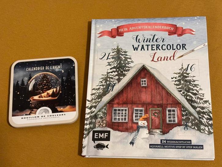 Adventskalender en boek NIEUW, Hobby en Vrije tijd, Schilderen, Zo goed als nieuw, Verzenden