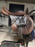 Kingsley springzadel 17,5inch BRUIN, Dieren en Toebehoren, Paarden en Pony's | Zadels, Ophalen, Gebruikt, Springen