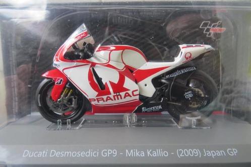 Mika Kallio Pramac Ducati Desmosedici 2009 1:18 diecast echt, Hobby & Loisirs créatifs, Voitures miniatures | 1:18, Neuf, Moteur