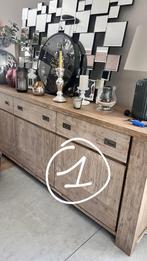 Ensemble de meuble de salon en bois, Ophalen, Zo goed als nieuw