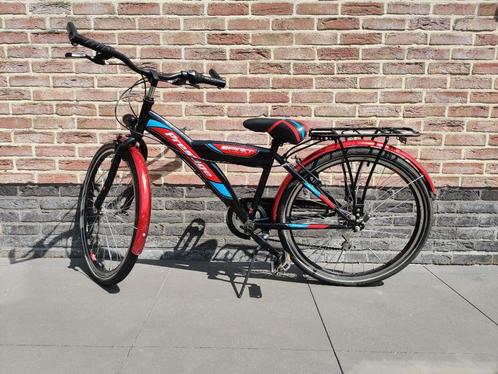 Sportieve stadsfiets voor jongens, Fietsen en Brommers, Fietsen | Jongens, Gebruikt, 24 inch, Handrem, Versnellingen, Ophalen