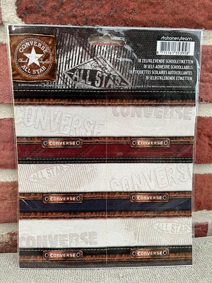 Converse All Star zelfklevende etiketten (18 stuks ), Diversen, Schoolbenodigdheden, Nieuw, Ophalen of Verzenden