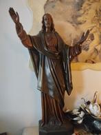 Groot jezus kerkbeeld - 85 cm hoog, Antiek en Kunst, Antiek | Religieuze voorwerpen, Ophalen