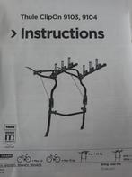 Thule ClipOn 9104 Fietsendrager achterklep, Auto diversen, Fietsendragers, Ophalen, 3 fietsen of meer, Zo goed als nieuw, Achterklepdrager